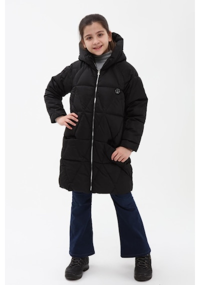 Benitto Kids Kız Çocuk Kaban 22bnt51251-Siyah
