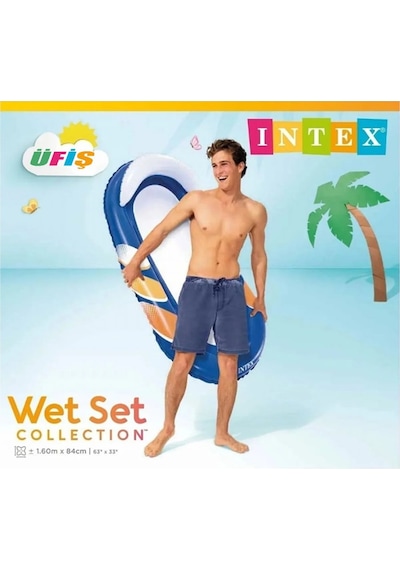 Intex Fileli Şişme Deniz Yatağı 160x84cm - 58848