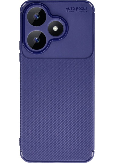 Xiaomi Redmi 13 4g Kılıf Karbon Silikon Case Kapak Lacivert
