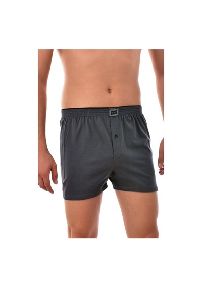 Erkek Karışık Renk Penye Havlu Lastikli Bel Düğmeli Boxer 4'lü Paket KARIŞIK