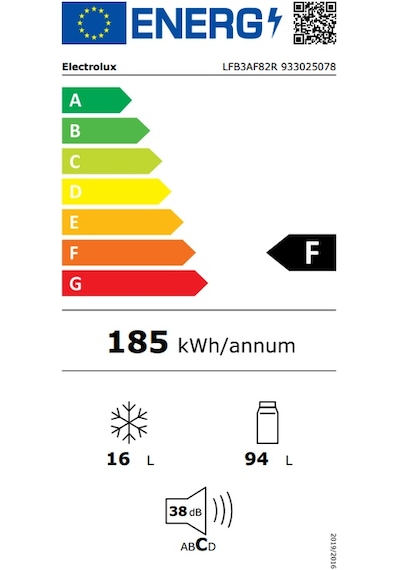 Electrolux LFB3AF82R 109 LT Mini Ankastre Buzdolabı