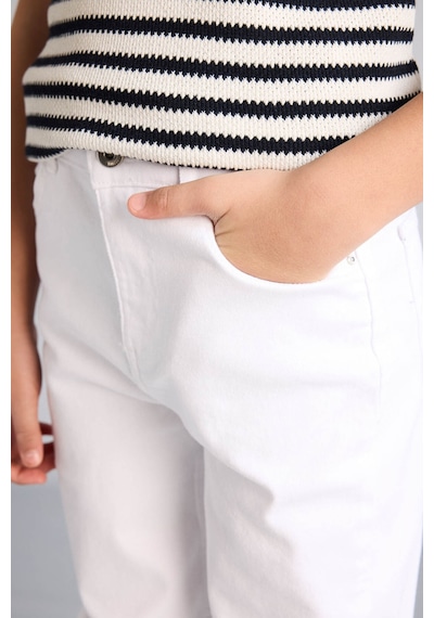 Defacto Straıght Fıt Jean Pantolon Erkek Çocuk B5616a826spwt34 Beyaz-wt34