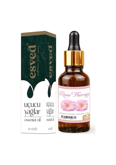 Gül Terapisi Kokusu Saf Esansiyel Uçucu Yağ Buhurdanlık Yağı Difüzör Esansı Aromaterapi Ortam Koku 10ml