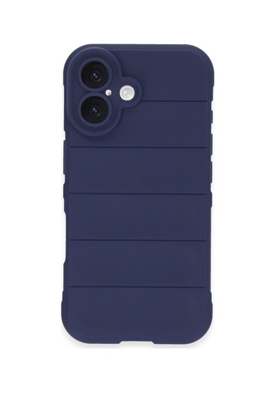 Apple iPhone Uyumlu 16 Kılıf Optimum Silikon - Lacivert Bz8683140810368