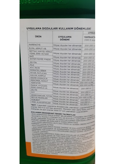 Kolukısa Tarım Hastalık  Edici Ve Önleyici Gübre Çözelti...