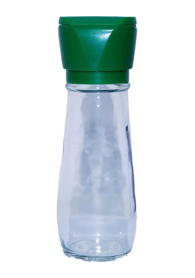 Tuz Karabiber Değirmeni Yeşil + Himalaya Çakıl Tuz Beyaz 250 Gr
