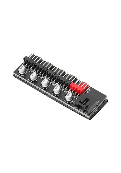 5 Port Fan Çoklayıcı Y Pwm 4989A Splitter 4 Pin Çoğaltıcı Hub Cpu