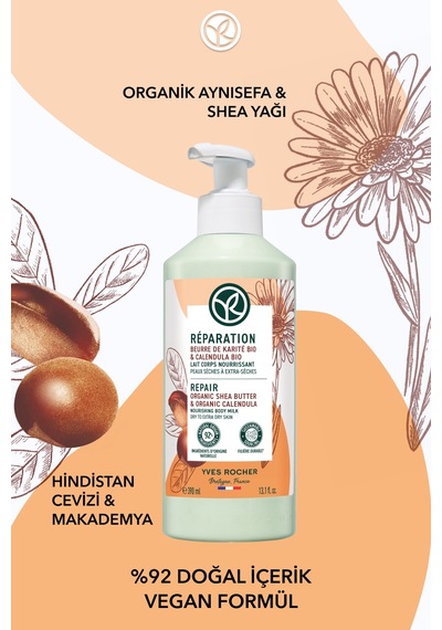Yves Rocher Vücut Losyonu - Onarıcı Ve Nemlendirici / Reparation-390 Ml-3556