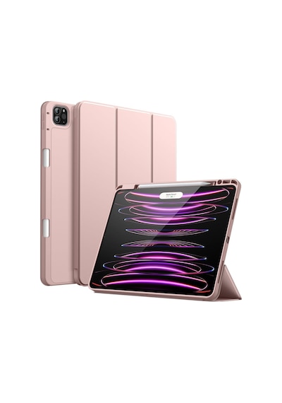 Apple Uyumlu iPad Pro 12.9 Inç 5. Ve 6. Nesil 2021 / 2022 Kalem Bölmeli Uyku Modlu Standlı Silikon Kılıf Kılıf Apple Uyumlu iPad Pro 12.9 Inç 5. Ve 6. Nesil 2021 / 2022 Kalem Bölmeli Uyku Modlu Standlı Silikon Kılıf Kılıf