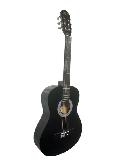 4/4 Tam Boy Siyah Klasik Gitar Akort Cihazı Kılıf Kapo Askı Pena Sticker Çevirici