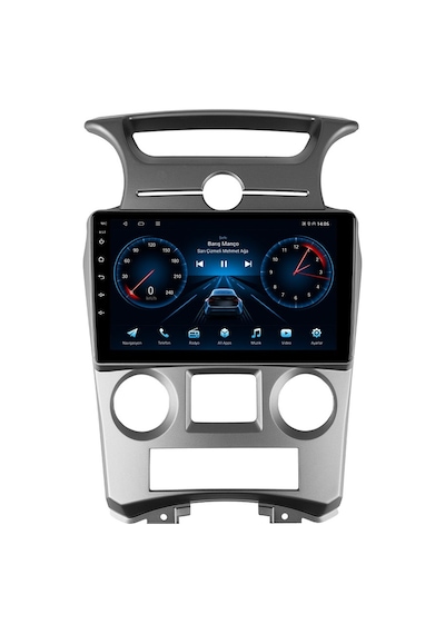 Kia Carens Android Multimedya 2007-2010 Carplay Android Auto Navigasyon Kameralı 4gb Ram 32gb 9"