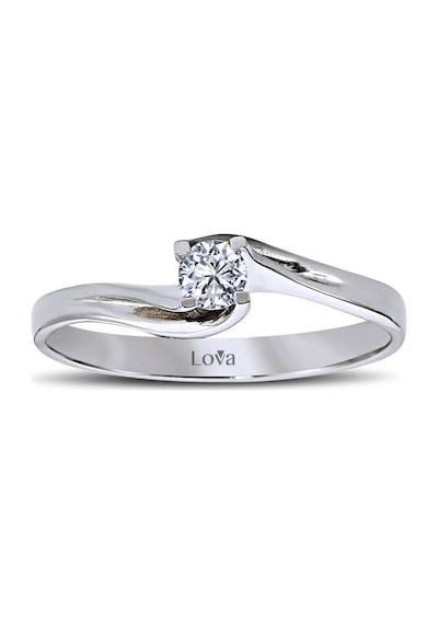 Lova E Renk 0,15 Karat Pırlanta Tektaş Yüzük - 1040070