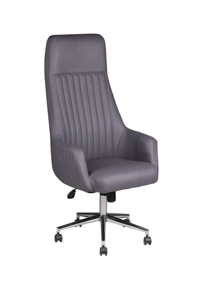 Comfort Plus Gri Deri Makam Koltuğu Gri