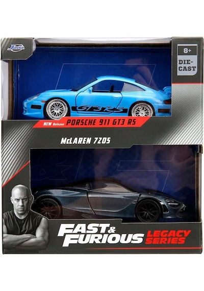 Jada Porsche 911 Gt3 R6 Fast And Furious Legacy Series 1/32 Model Araba