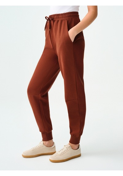 Jogger Fit Kadın Eşofman Altı Kahverengi