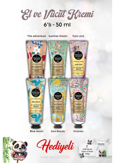 El Kremi 6'lı 50 Ml Blue Moon, The Adventure, Pure Love, Summer Dream, Empress, Soul Beauty Ve Rosie
