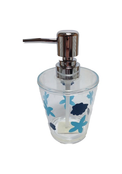 Sıa Sıvı Sabunluk Benekli Desen 8x8x16cm 350ml