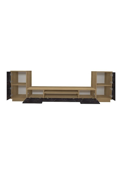 Decoraktiv Trendstyle On2 Mdf Tv Ünitesi Tv Sehpası Pera - Siyah Mermer