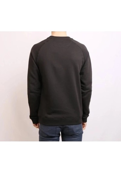 Superfly Erkek Nakışlı O Yaka Sweatshirt 20217 Siyah