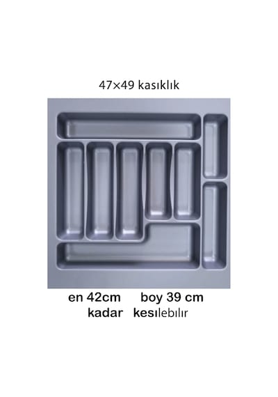 47/49 Cm Cekmece Içi Kasıklık Grı 42/39 Cm Kadar Kesılebıır Gri