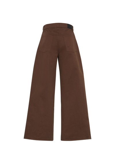 Calvin Klein Super Wıde 5 Pkt Pant Kahverengi Kadın Pantolon