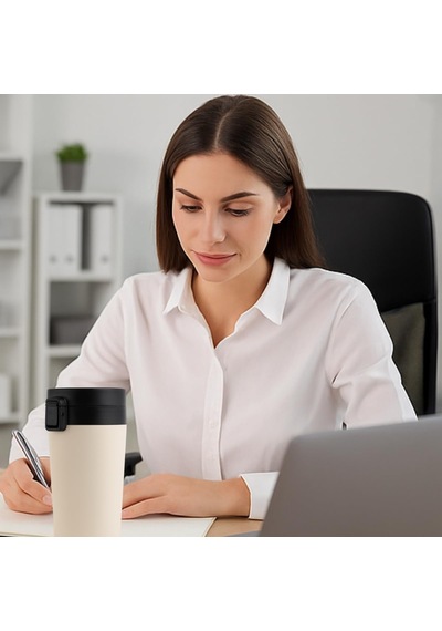 380 Ml Siyah Sızdırmaz Termos Matara Çift Katmanlı Paslanmaz Çelik, Isı Yalıtımlı Seyahat Ve Ofis Kupası Beyaz Çok Renkli 380 Ml Siyah Sızdırmaz Termos Matara Çift Katmanlı Paslanmaz Çelik, Isı Yalıtımlı Seyahat Ve Ofis Kupası Beyaz Çok Renkli