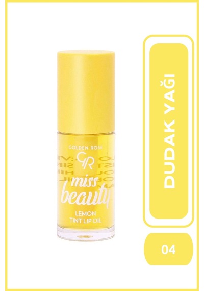 Miss Beauty Tint Lip Oil 02 Cherry Renklendirici Dudak Yağı Limon Yağı & Jojoba 6 Ml