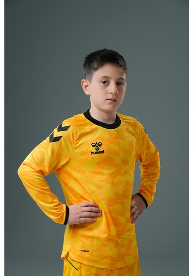 Hummel Line Kaleci Tek Üst Forma Sarı Çocuk