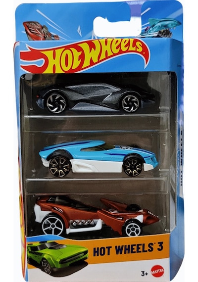 Hot Wheels 3'lü Araba Seti K5904-05