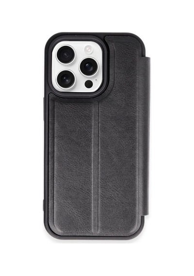 Apple, Uyumlu iPhone 14 Pro Kılıf Flip Cover - Siyah
