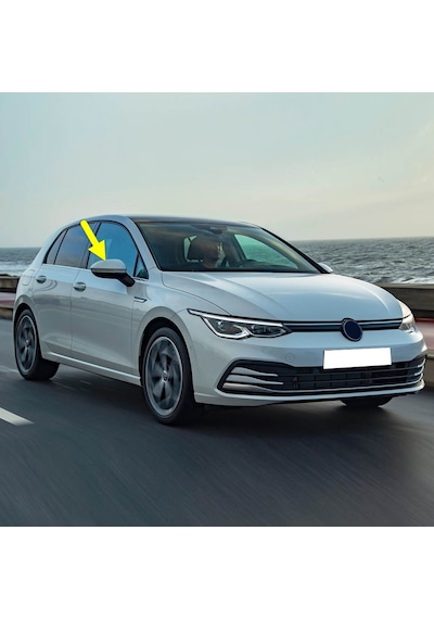 Vw Golf 8 2020-2024 Sağ Dış Ayna Üst Kapağı Kapak 5h0857538