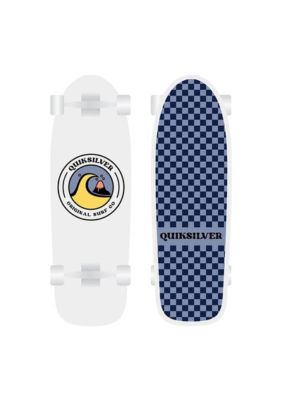 Quıksılver Quiksilver Bubbles Unisex Skateboard Cruiserboards Wht Beyaz