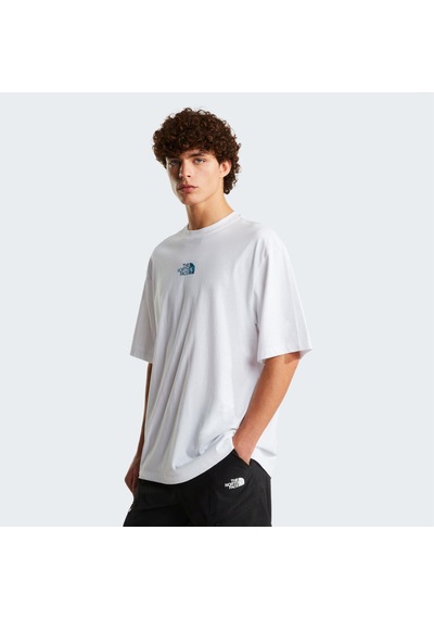 The North Face M Lıquıd Logo Oversıze Short Sleeve Tee- Erkek Tişört Nf0a8g9ufn41 Beyaz
