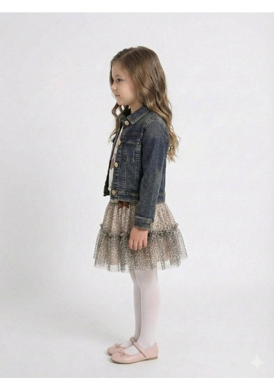 Xo Kids Kız Çocuk Etek Takmı 6-36 Ay 3190 Mavi