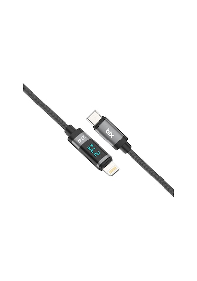 Bix BX06CL Type-C To Lightning 27 W Led Ekranlı Şarj Data Kablosu