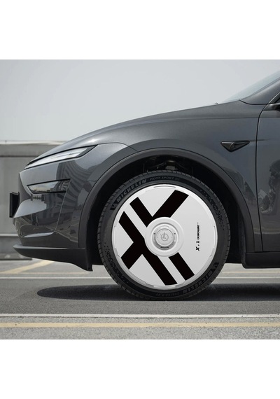 Haloblk Halodısc 2 X-factor -tesla Model Y - 19 İnç Aerodinamik Beyaz Jant Kapağı - 4 Adet