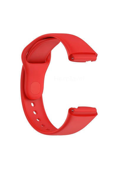 Forzacase Xiaomi Redmi Watch 3 Active İle Uyumlu Silikon Kordon Kayış - Fc171 Kırmızı