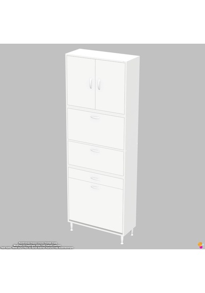 Modilayn Ece Çok Amaçlı Kiler Dolabı Kapaklı Çekmeceli Sepetli - Mutfak Ve Kahve Düzeni 70 Cm Beyaz Modilayn Ece Çok Amaçlı Kiler Dolabı Kapaklı Çekmeceli Sepetli - Mutfak Ve Kahve Düzeni 70 Cm Beyaz