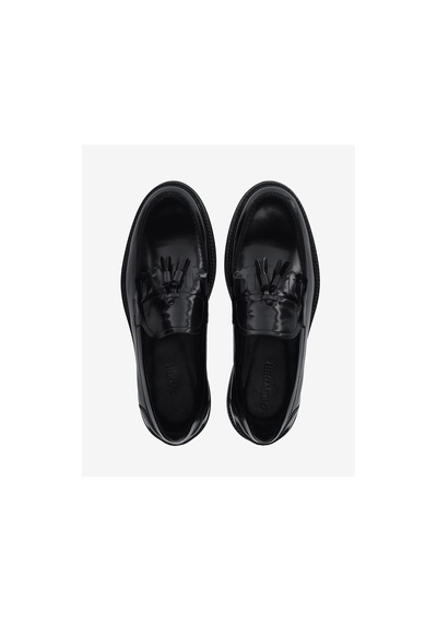 Greyder Erkek Siyah Hakiki Deri Loafer Ayakkabı 5k1ua64729 Siyah