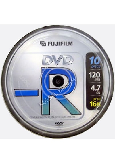 Boş Dvd Fujifilm Dvd-R 16X 4.7 Gb 10 Adet
