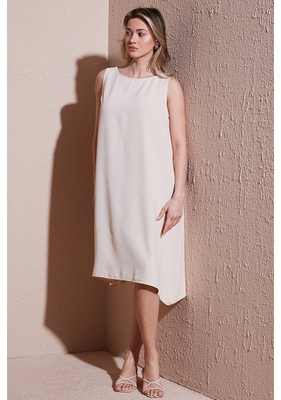 Fashion Friends Bayan Elbise 25y0630k1 Bej Bej