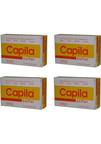 Capila Kükürtlü Sivilce ve Akneye Karşı Sabun 4 x 90 G