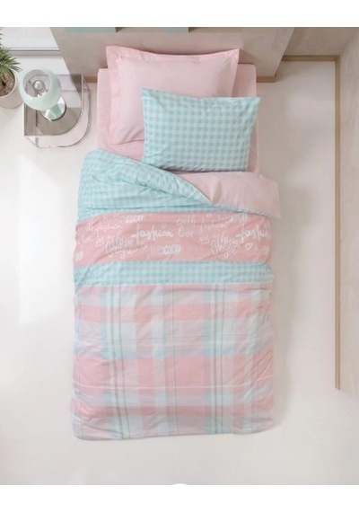 Cotton Box Nevresim Takımı Gırls Boys Ranforce Lıora Pembe T.k.+ftt