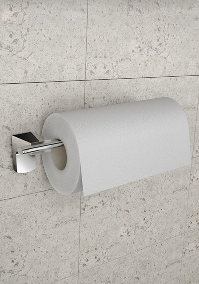 Krom Lux 5 Li Banyo Seti Wc Kağıtlık,bornozluk,uzun Havluluk Gümüş