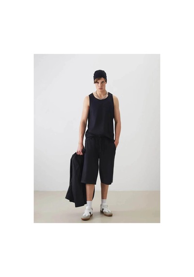 Lc Waikiki Xsıde Siyah Rahat Kalıp Erkek Şort New Black