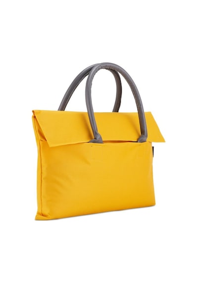 Classone Byn-el008 Wtxpro Su Geçirmez Kumaş 13-14 İnch Bayan Laptop, Notebook, Apple Uyumlu MacBook Air El Çantası- Tote Bag - Sarı