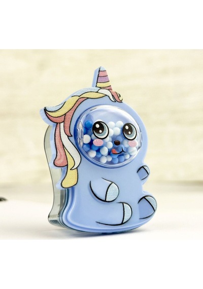 Sevimli Unicorn Tasarımlı Pastel Renkli Kalemtıraş Mikro Okul Çantaları Kırtasiye Malzemesi