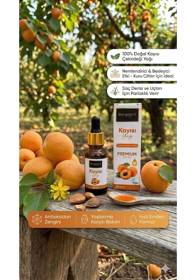 Life %100 Doğal Kayısı Yağı 20 ML