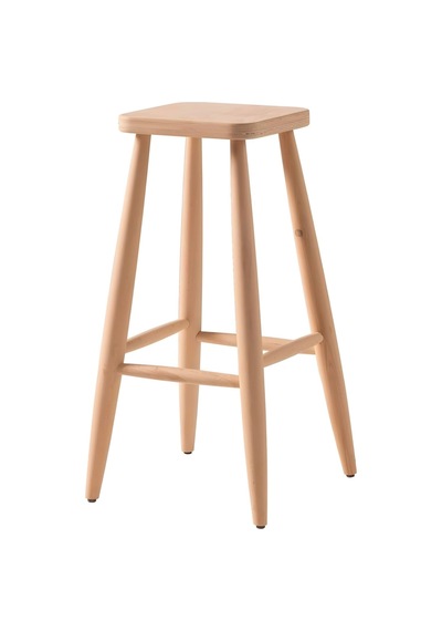 Geppetto Home Ahşap Kare Bar Tabure Sandalye Diğer