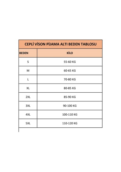 Cepli Viskon Kadın Pijama Altı R5 Kahverengi